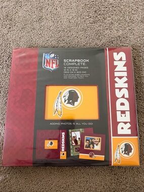 NFL Washington Redskins scrapbook brand new